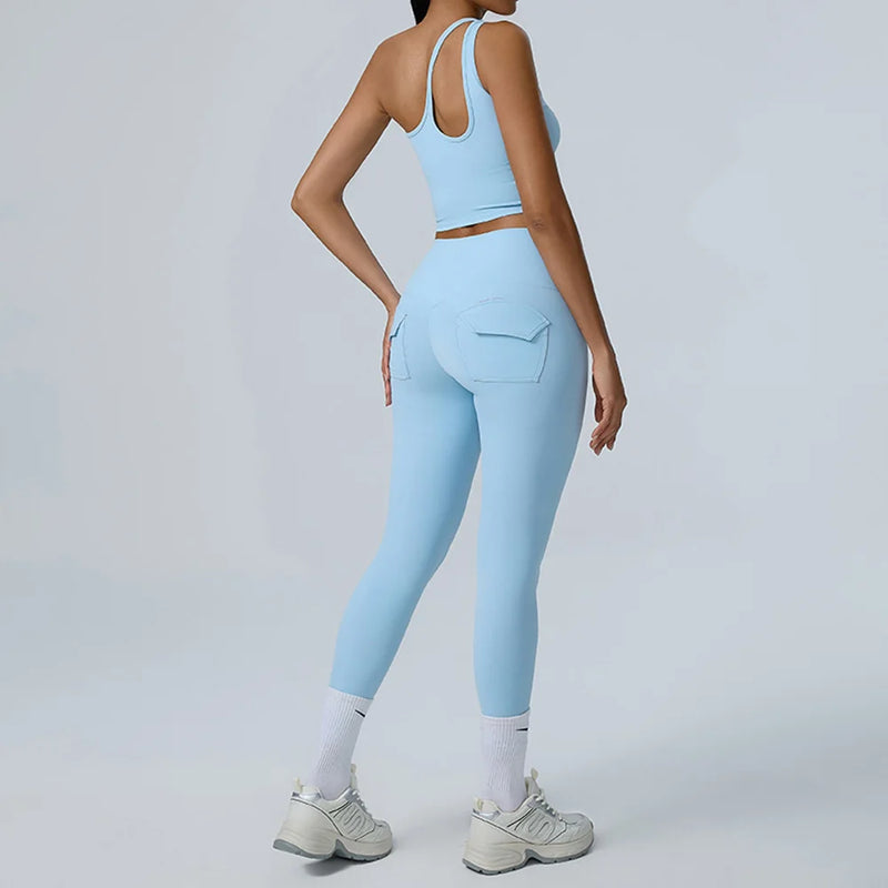 One-Shoulder Activewear Set