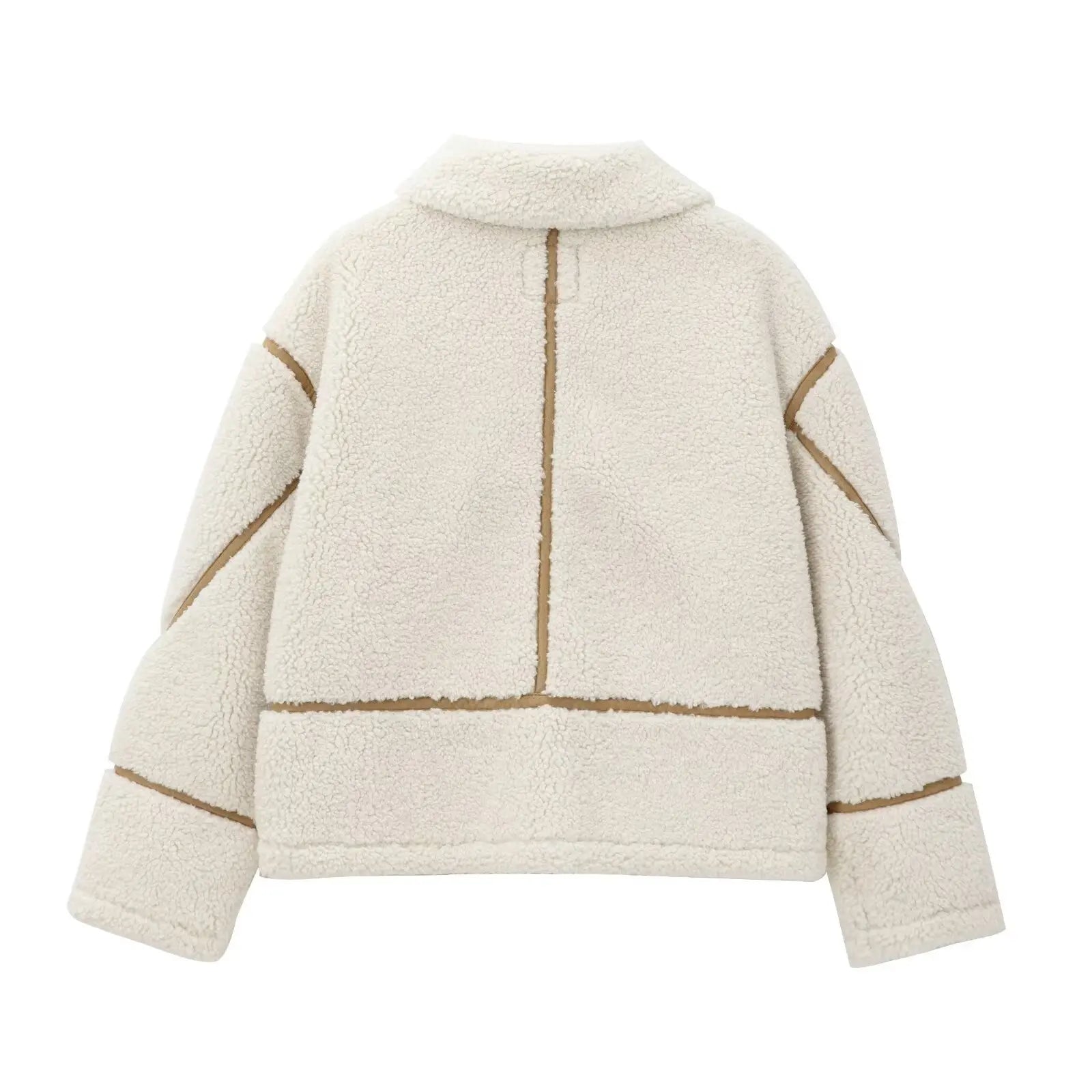 Oversized Sherpa Zip Jacket