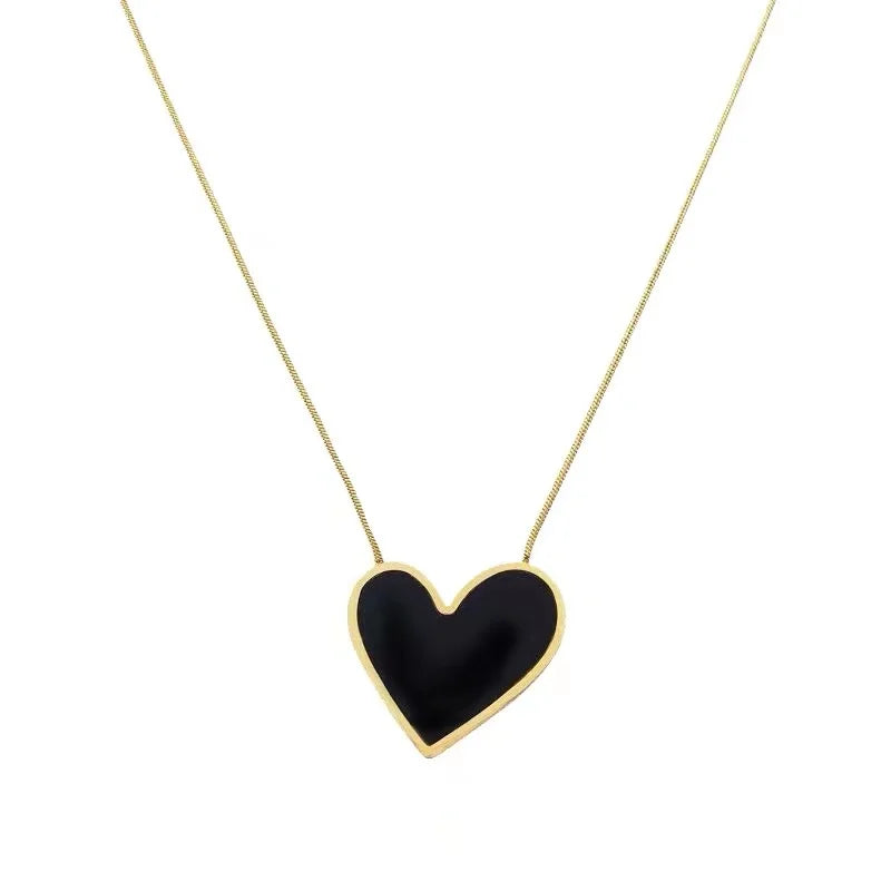 Bold Heart Pendant Necklace