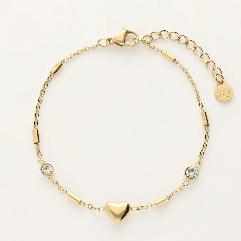 Dainty Charm Chain Bracelet Set