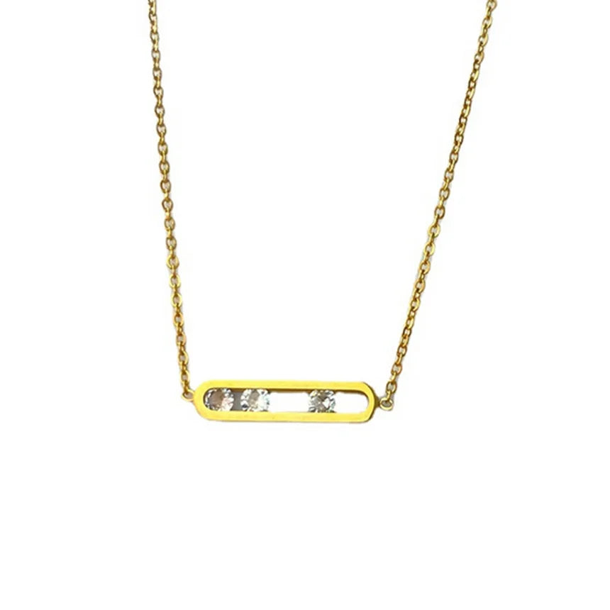 Dainty Bar Crystal Bracelet