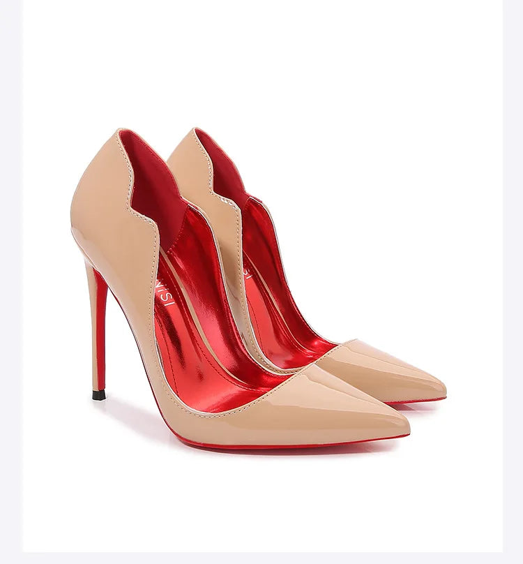 Sculpted Edge Stiletto Pumps