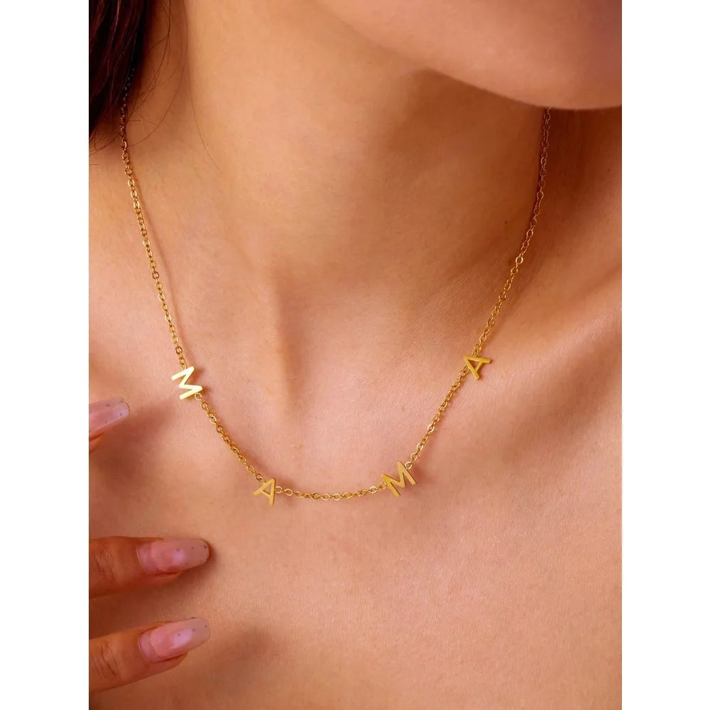Mama Letter Necklace