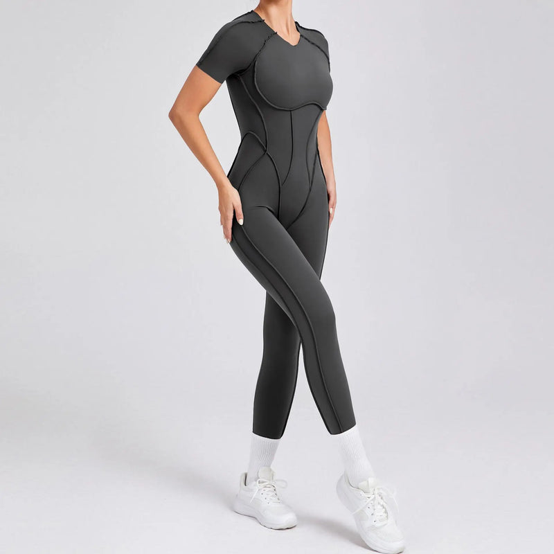 Seamless Sculpt Short Sleeve Jumpsuit