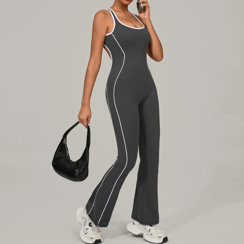 Contour Trim Active Jumpsuit
