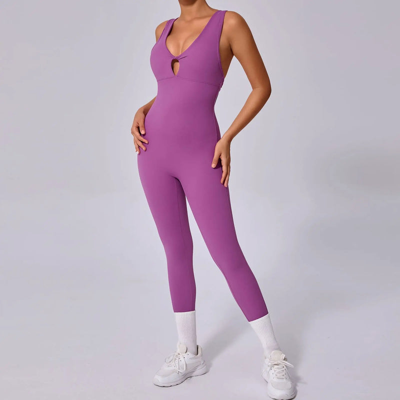 Strappy Back Active Jumpsuit