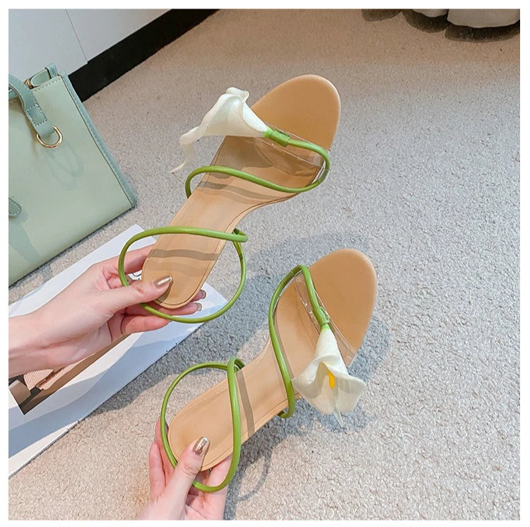 Floral Sculptural Heels