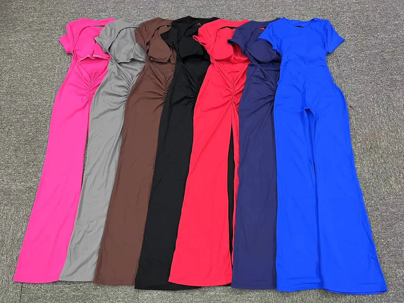 Flared Workout Jumpsuit