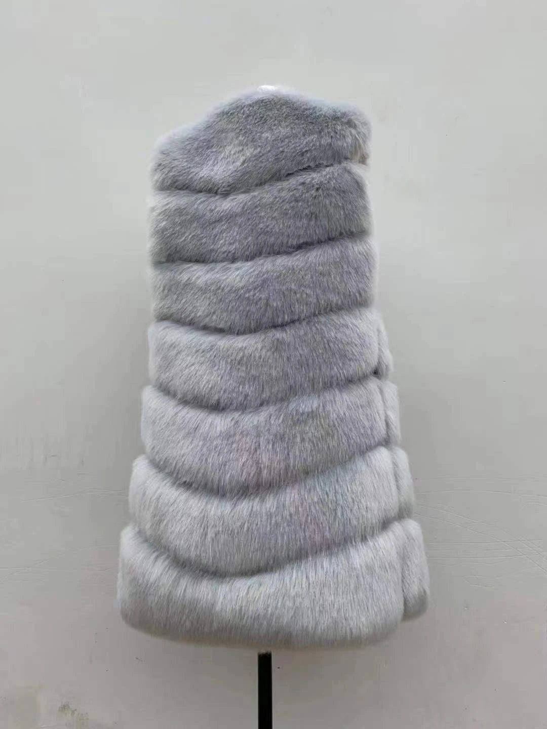 Luxe Cascade Fox Fur Vest