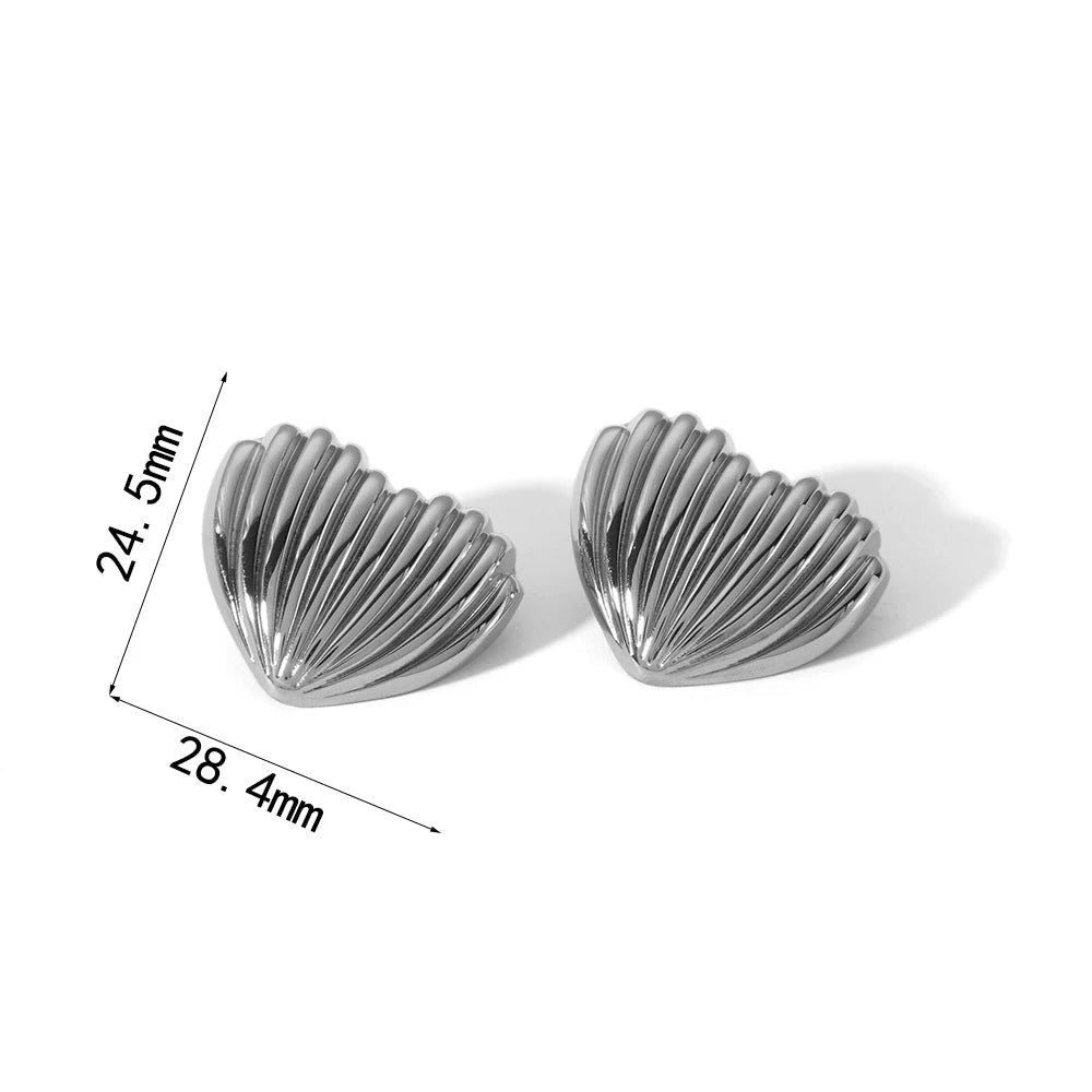 Retro Sculpted Statement Earrings