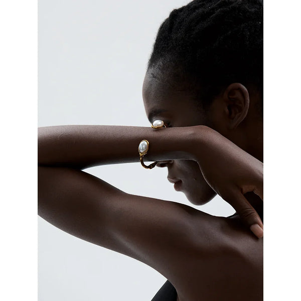 Pearls Cuff Bracelet