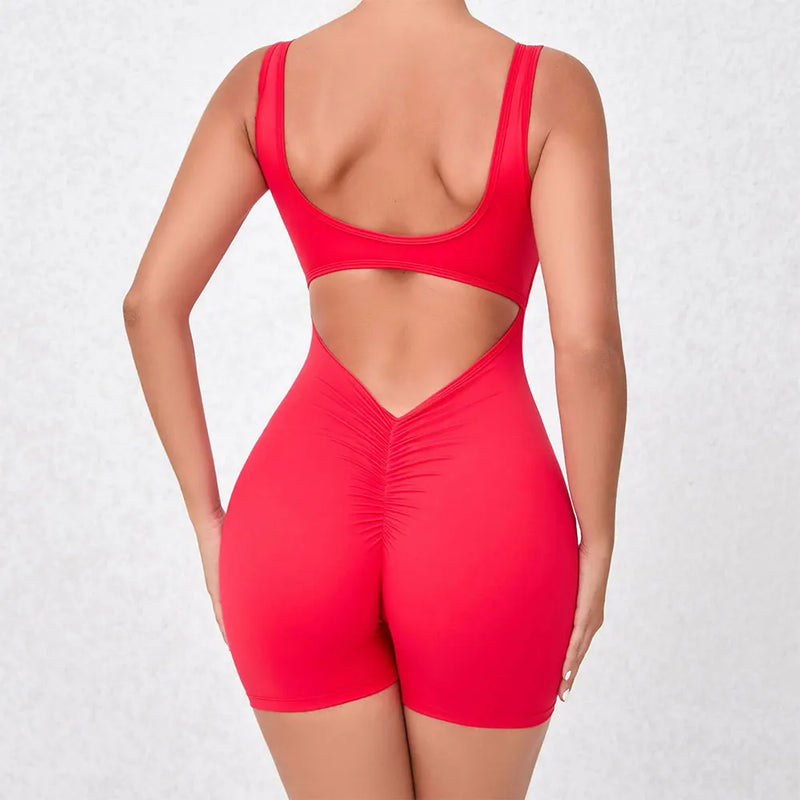 Sleek Open Back Romper