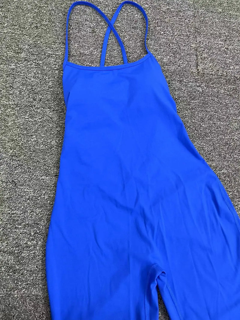 Sleek Noir Flare Jumpsuit