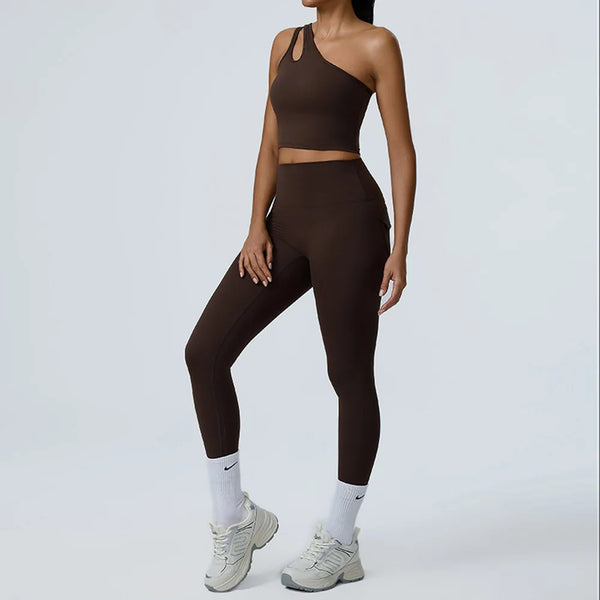 One-Shoulder Activewear Set