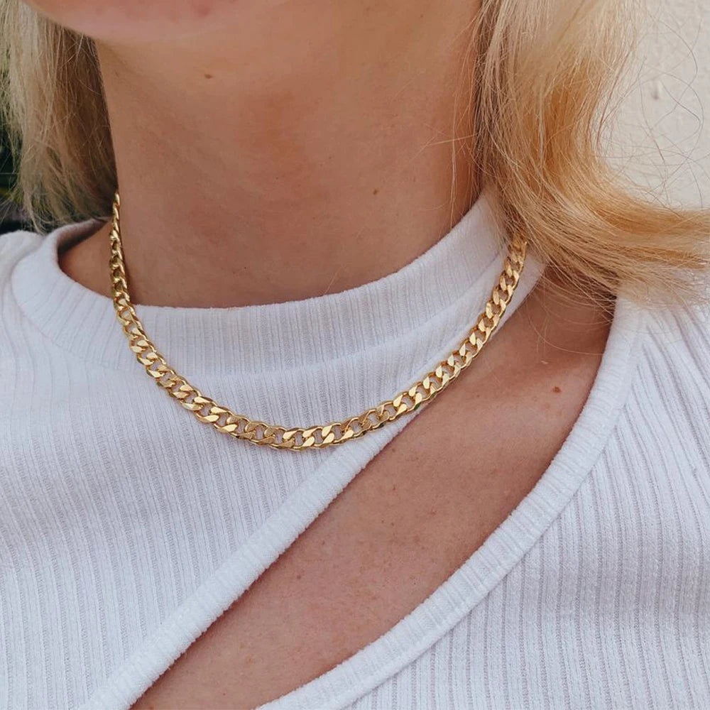 Classic Curb Chain Necklace