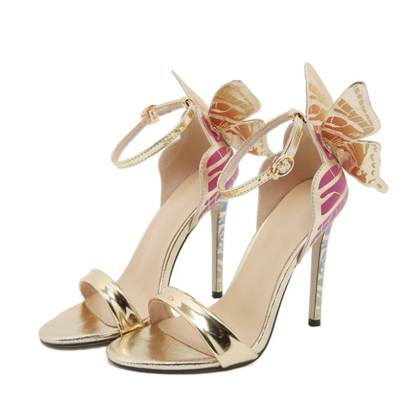 Butterfly Charm Stiletto Heels