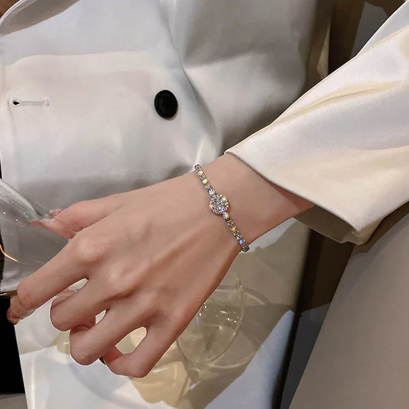 Elegant Crystal Tennis Bracelet