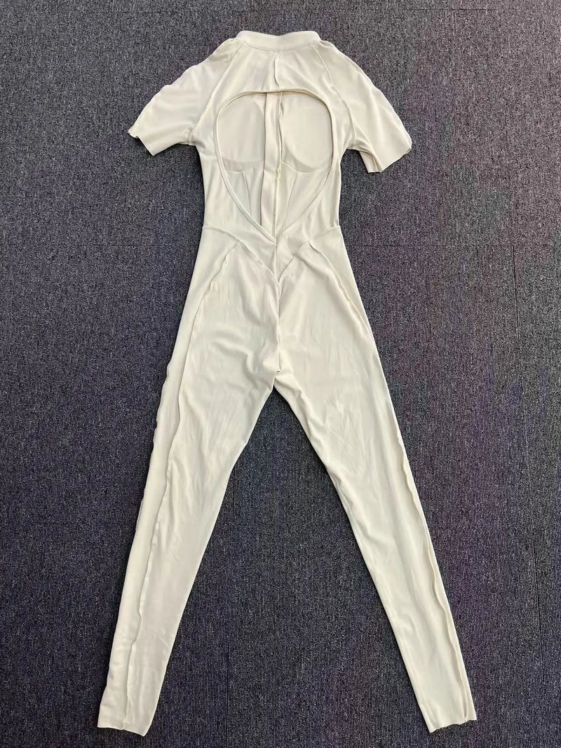 Sleek Zip-Front Jumpsuit