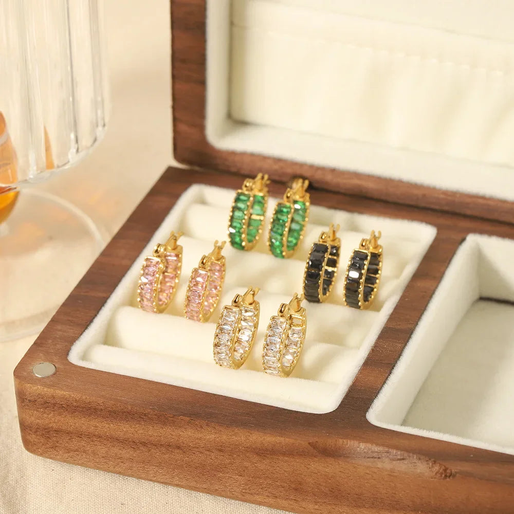 Radiance Hoop Earrings