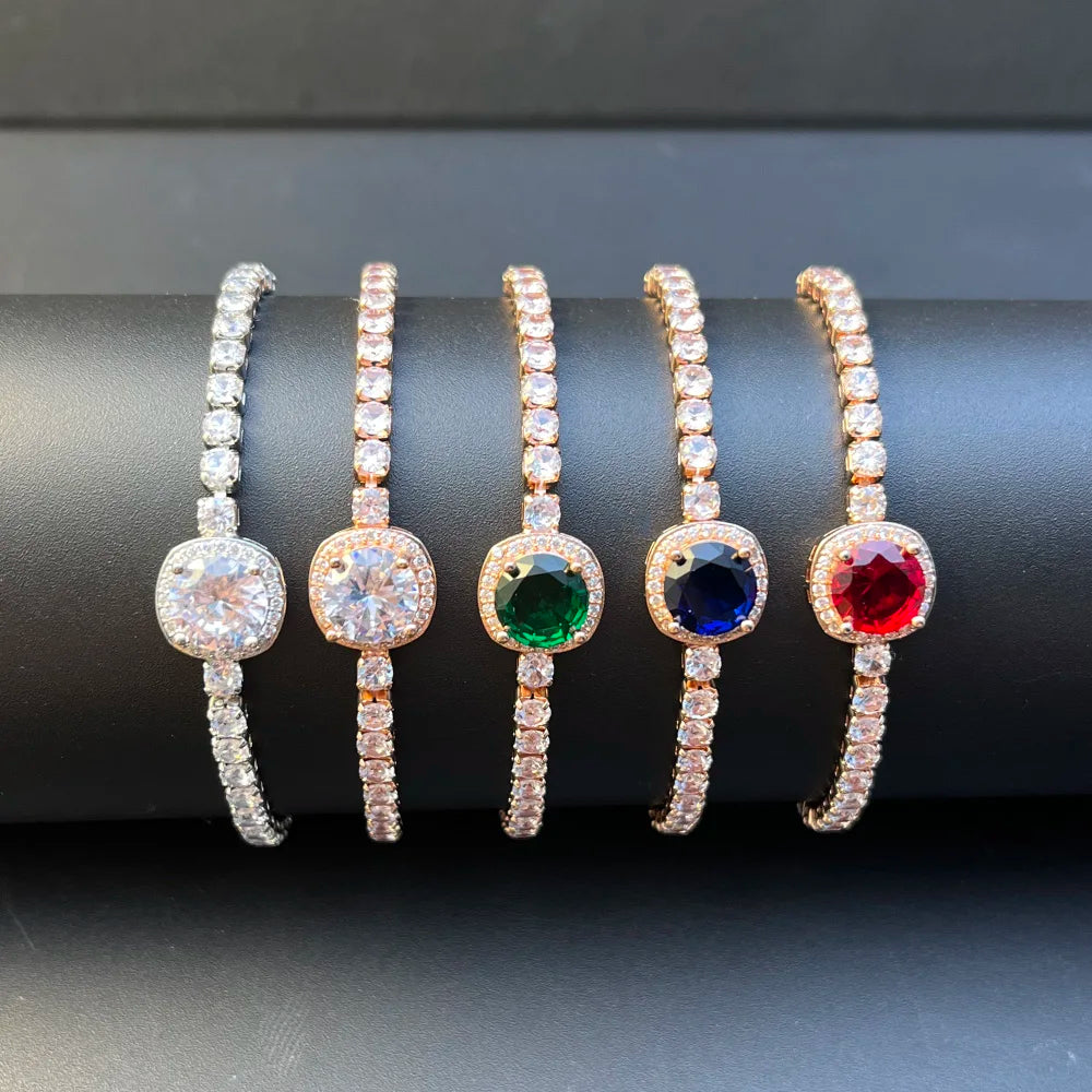 Elegant Crystal Tennis Bracelet