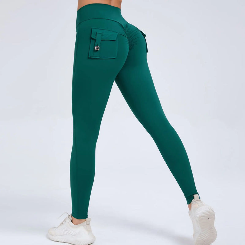 High-Waist Utility Pocket Leggings
