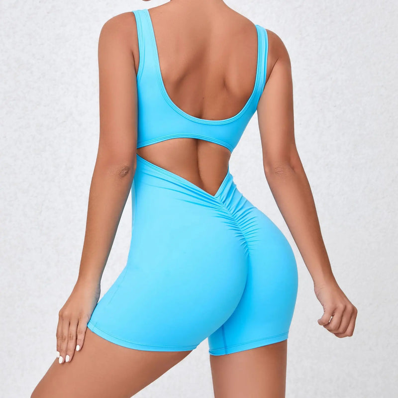 Sleek Open Back Romper