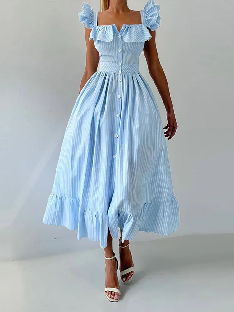 Ruffle Romance Maxi Dress
