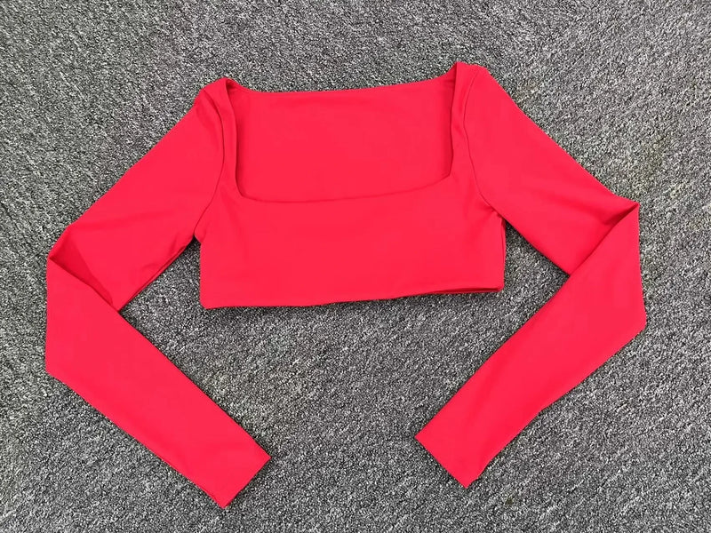 Seamless Long Sleeve Workout Set