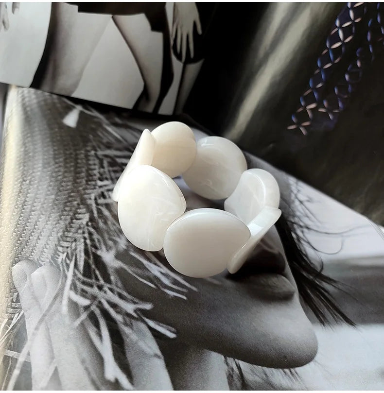 Chunky Resin Bracelet Set