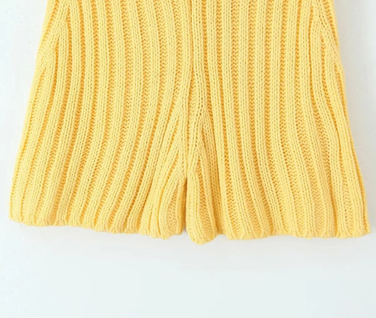 Cozy Knit Sweater & Shorts Set