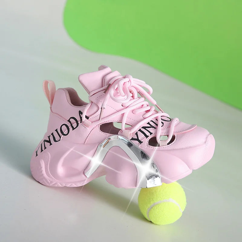 Metallic Arch Platform Sneakers