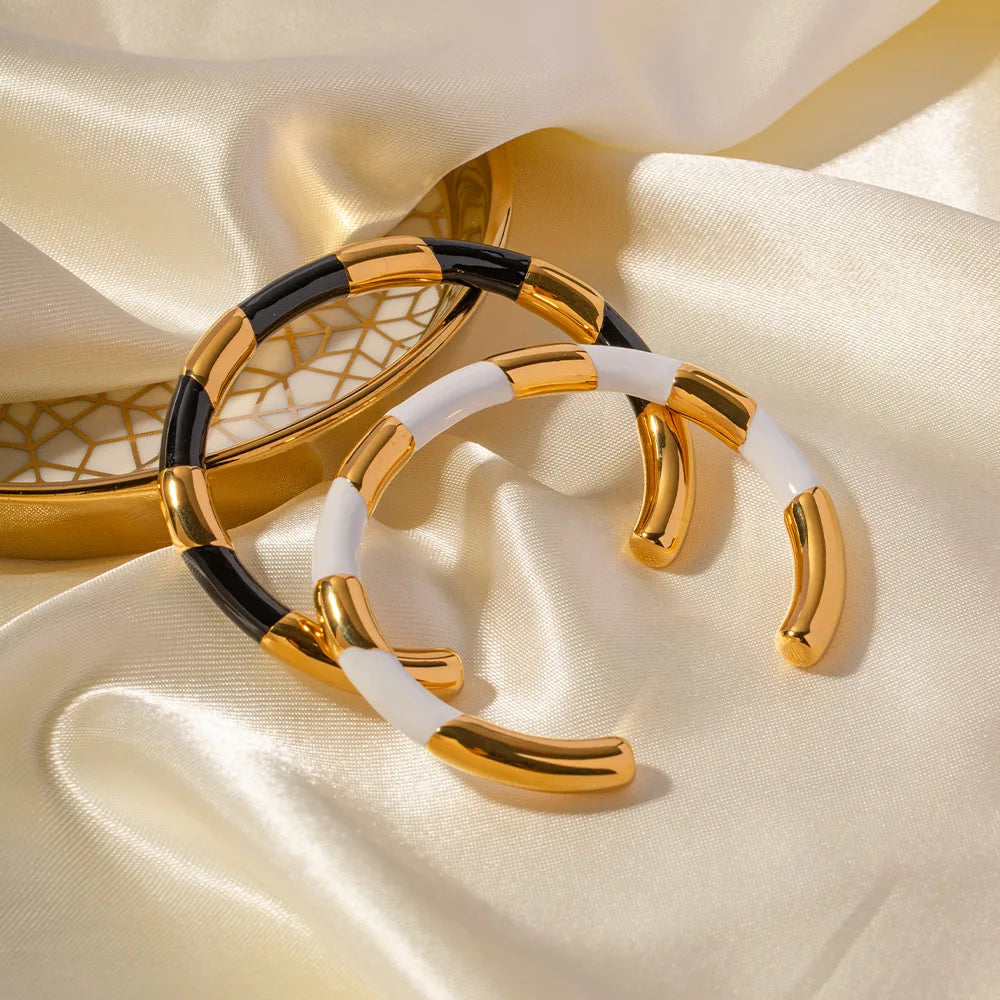 Striped Cuff Bracelet