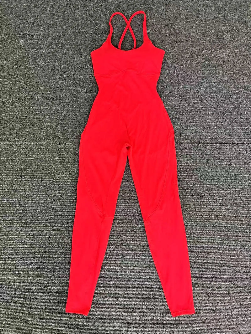 Strappy Body Sculpt Jumpsuit