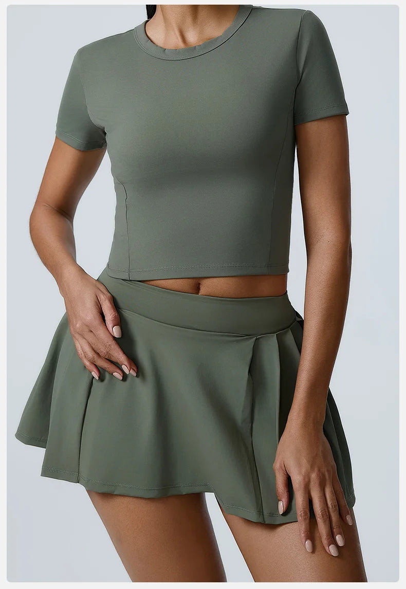 High-Waist Active Skirt