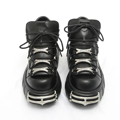 Gothic Platform Metal Sneakers