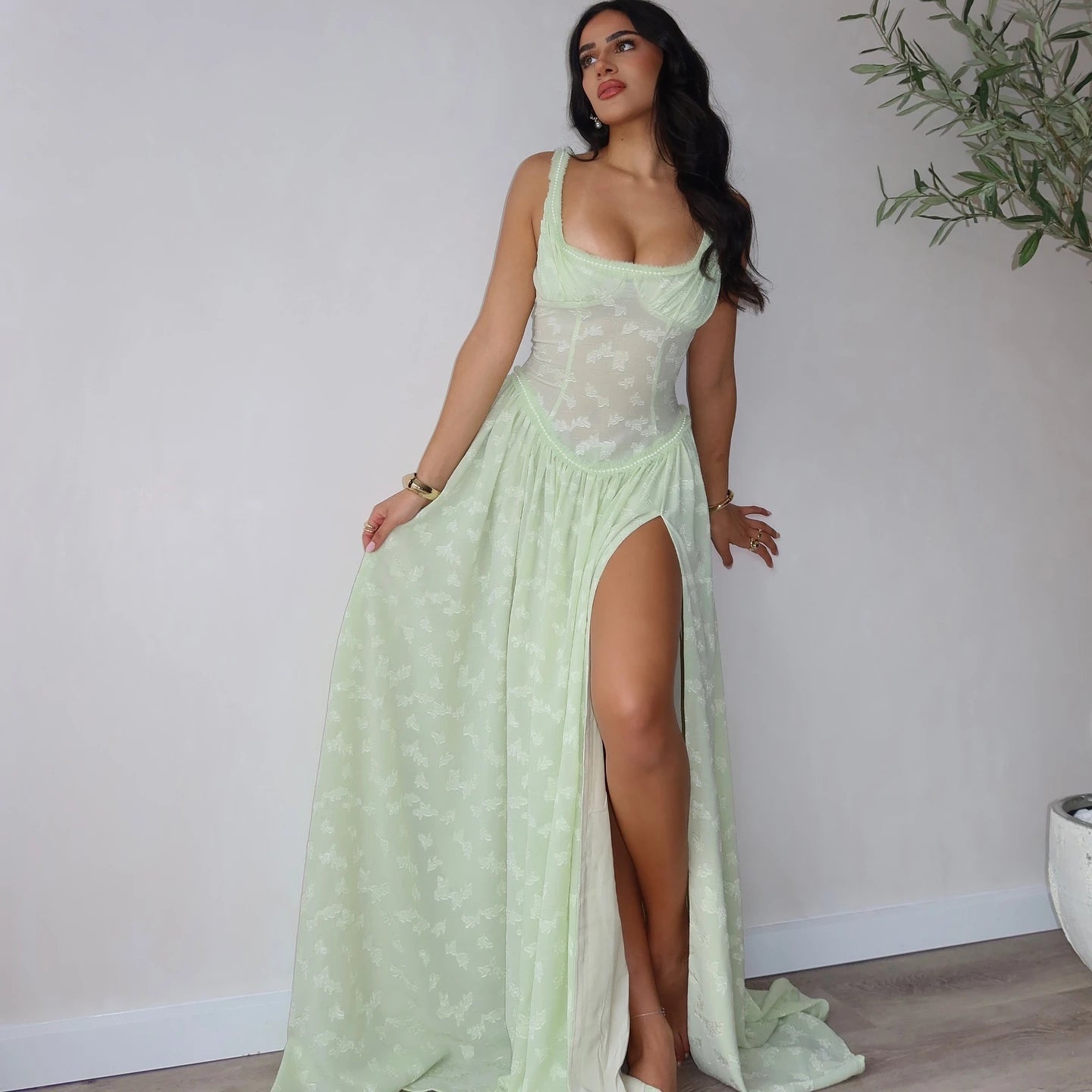 Isla Breeze Corset Gown