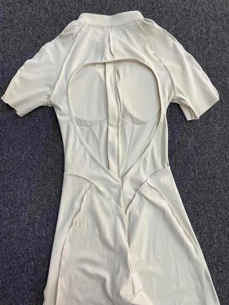 Sleek Zip-Front Jumpsuit