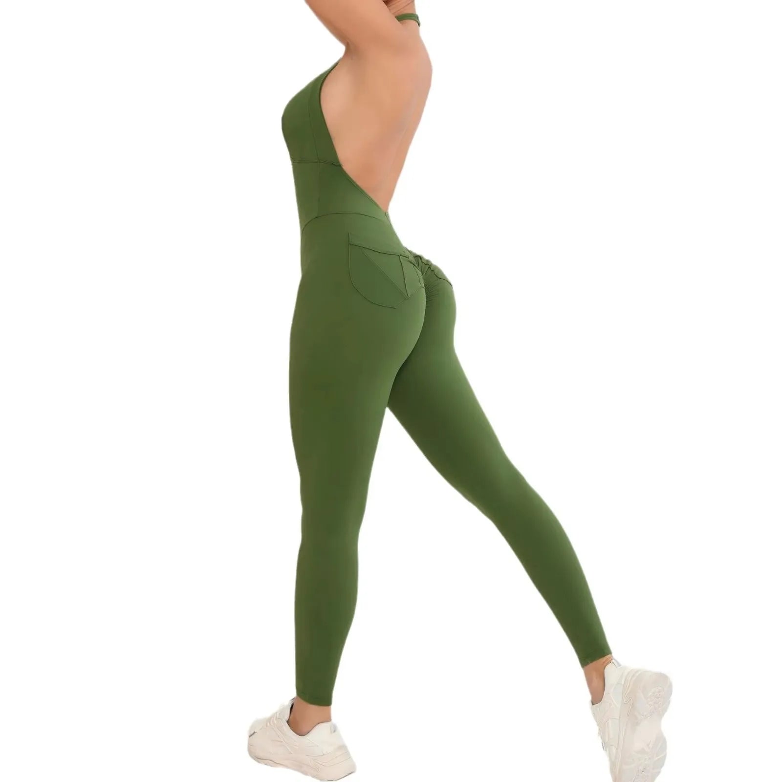 SculptFit Halter Jumpsuit