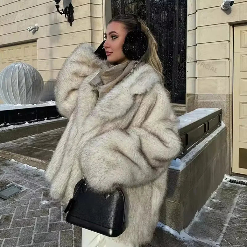 Luxe Harmony Fur Coat