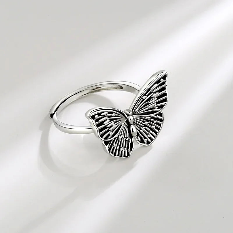 Vintage Butterfly Statement Ring