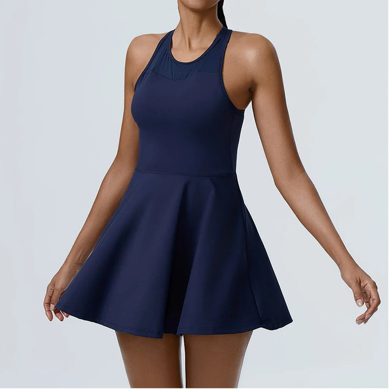 Mesh Back Tennis Dress