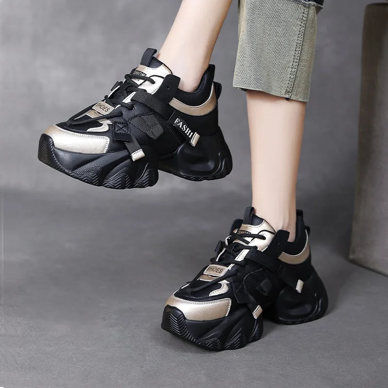 Chunky Contrast Street Sneakers