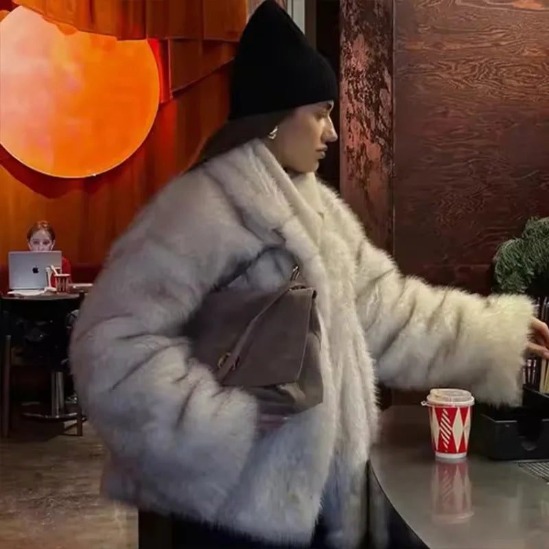 Luxe Harmony Fur Coat