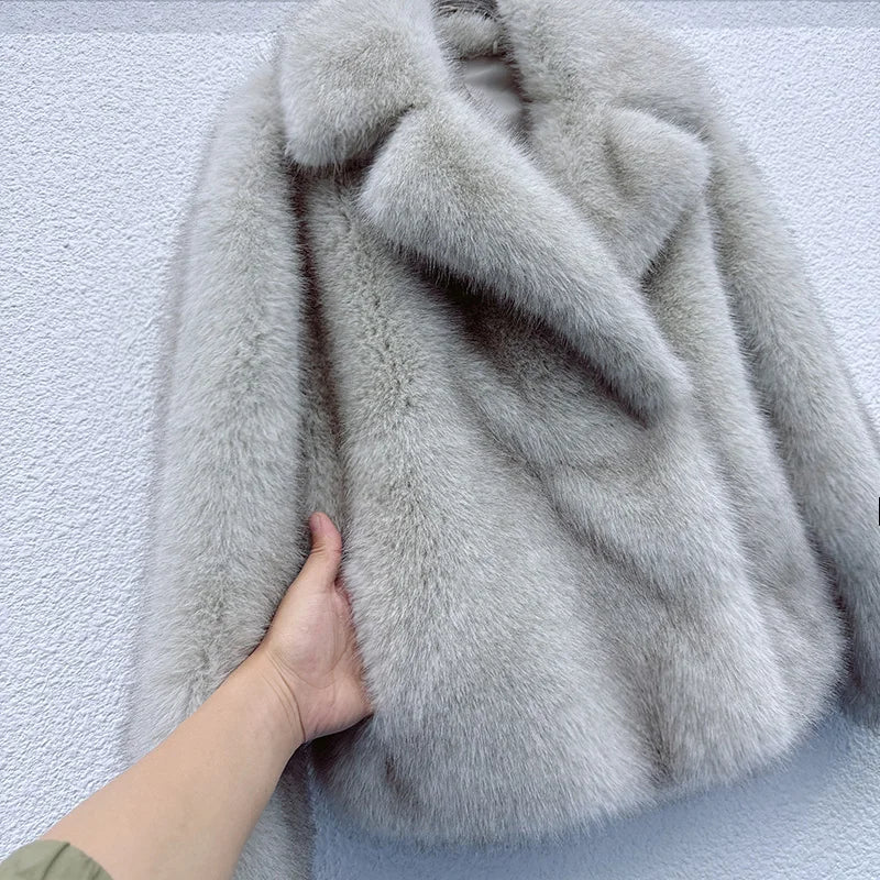 Luxe Harmony Fur Coat