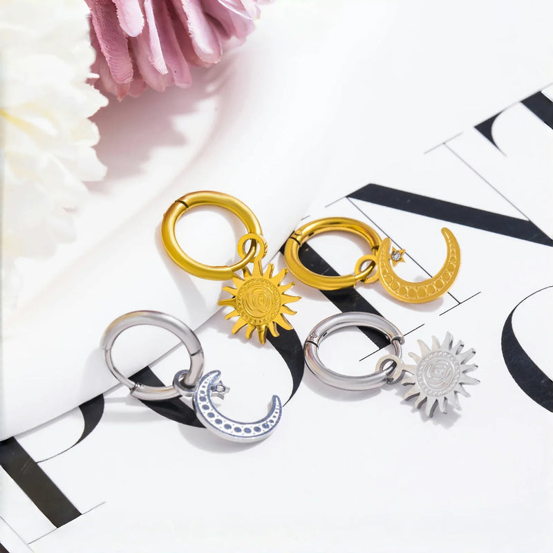 Sun Moon Earrings