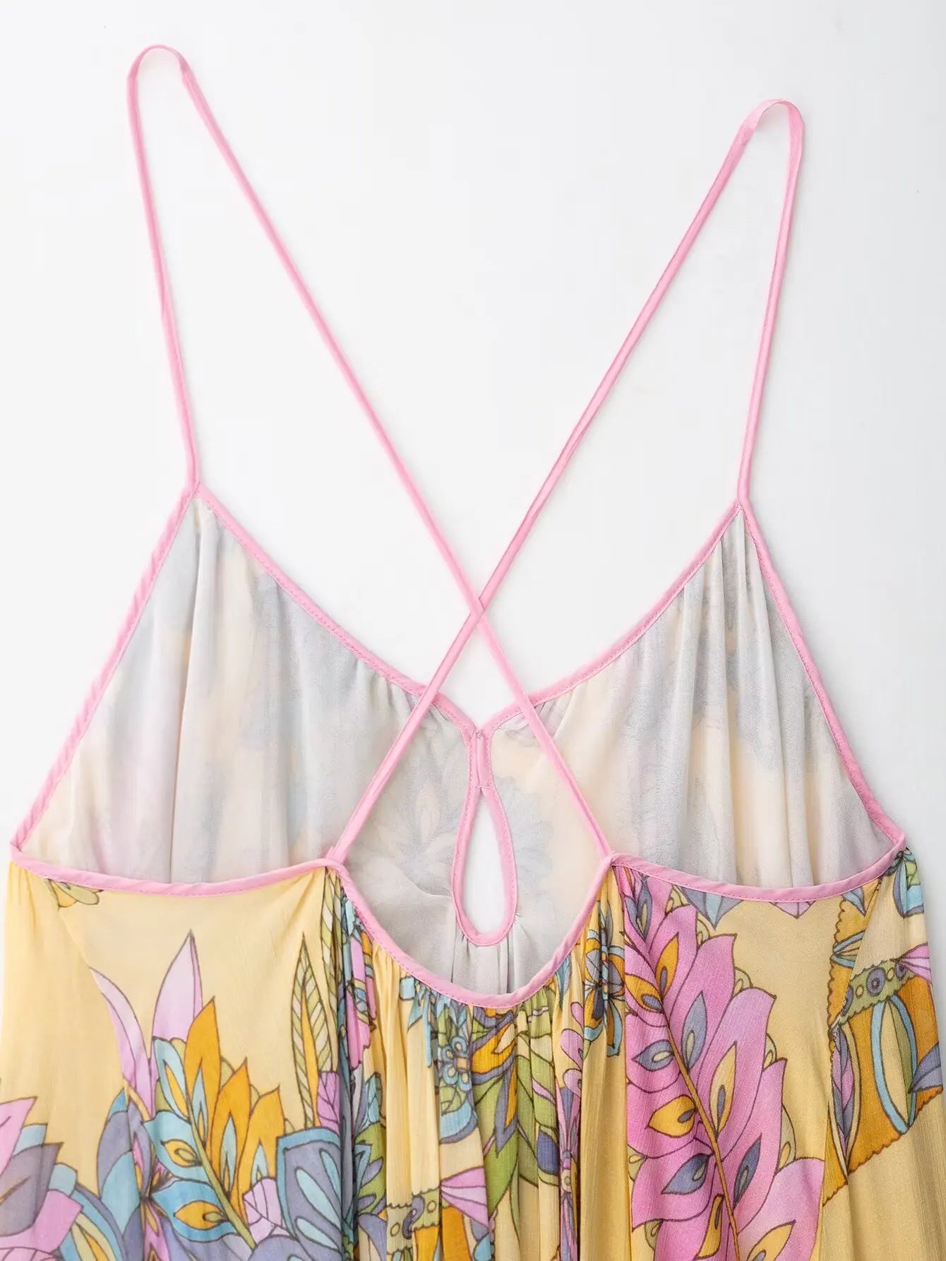 Yellow Floral Maxi Dress