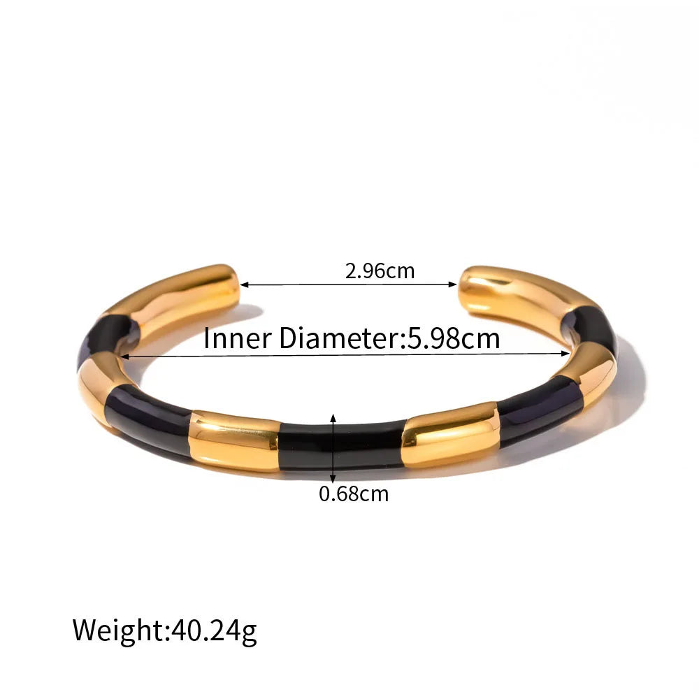 Striped Cuff Bracelet