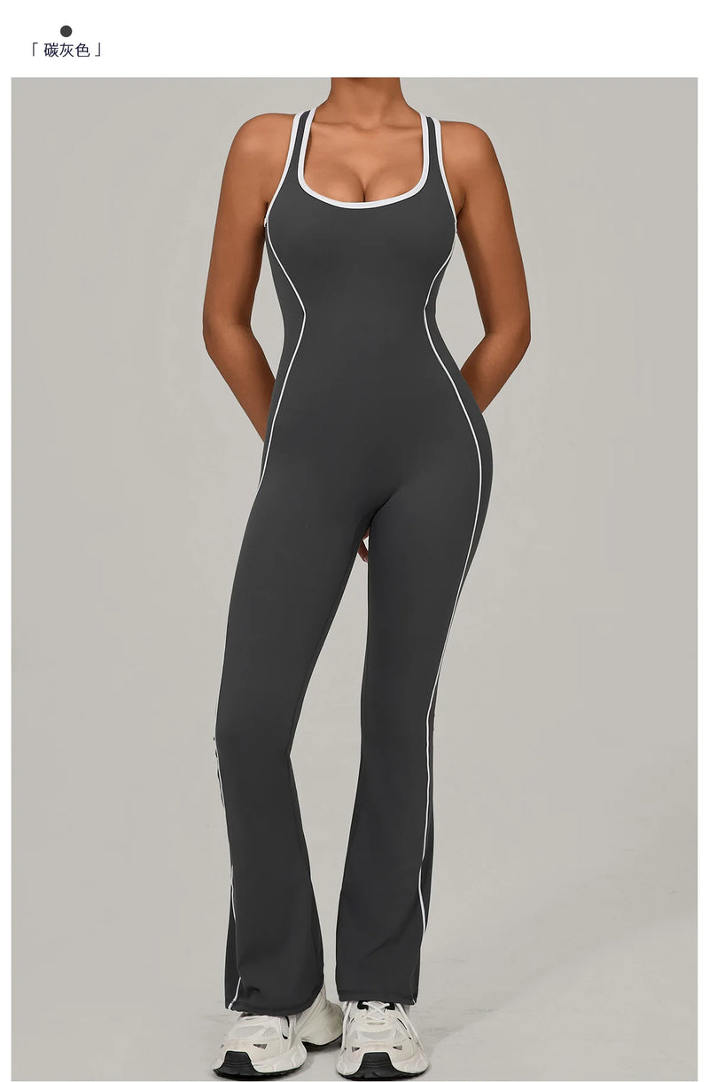 Contour Trim Active Jumpsuit