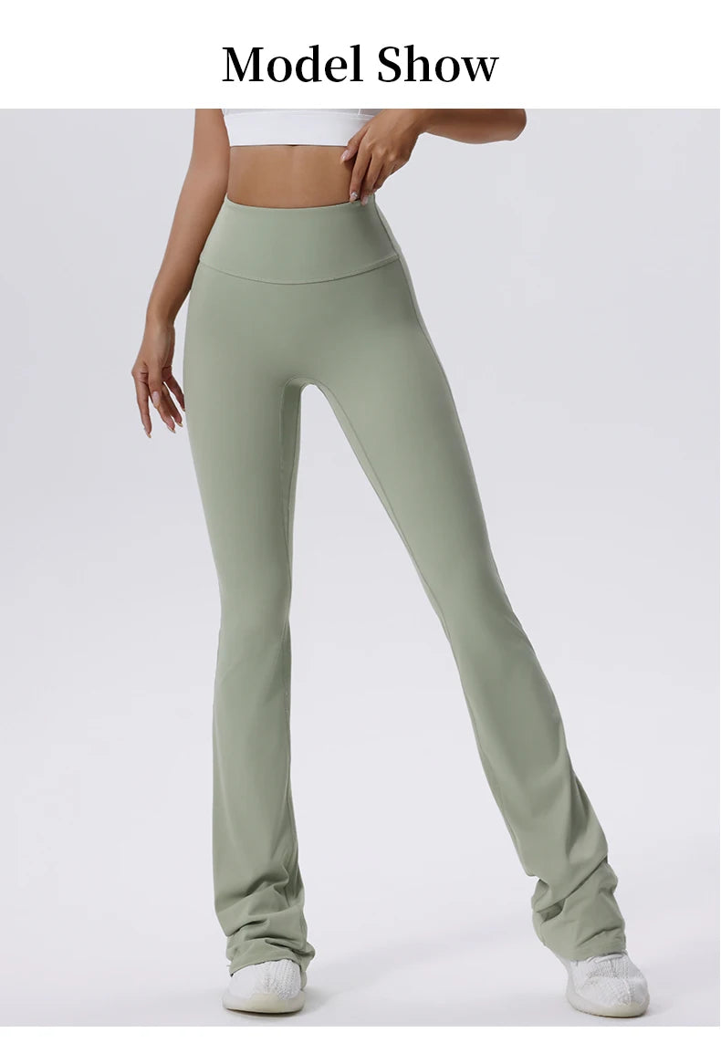 High-Waist Flare Leggings
