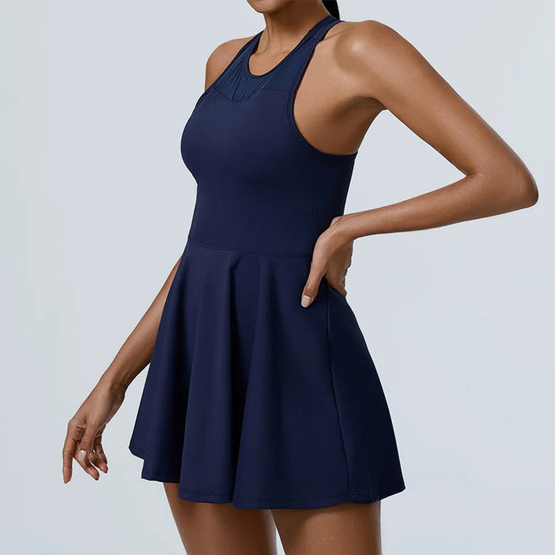 Mesh Back Tennis Dress